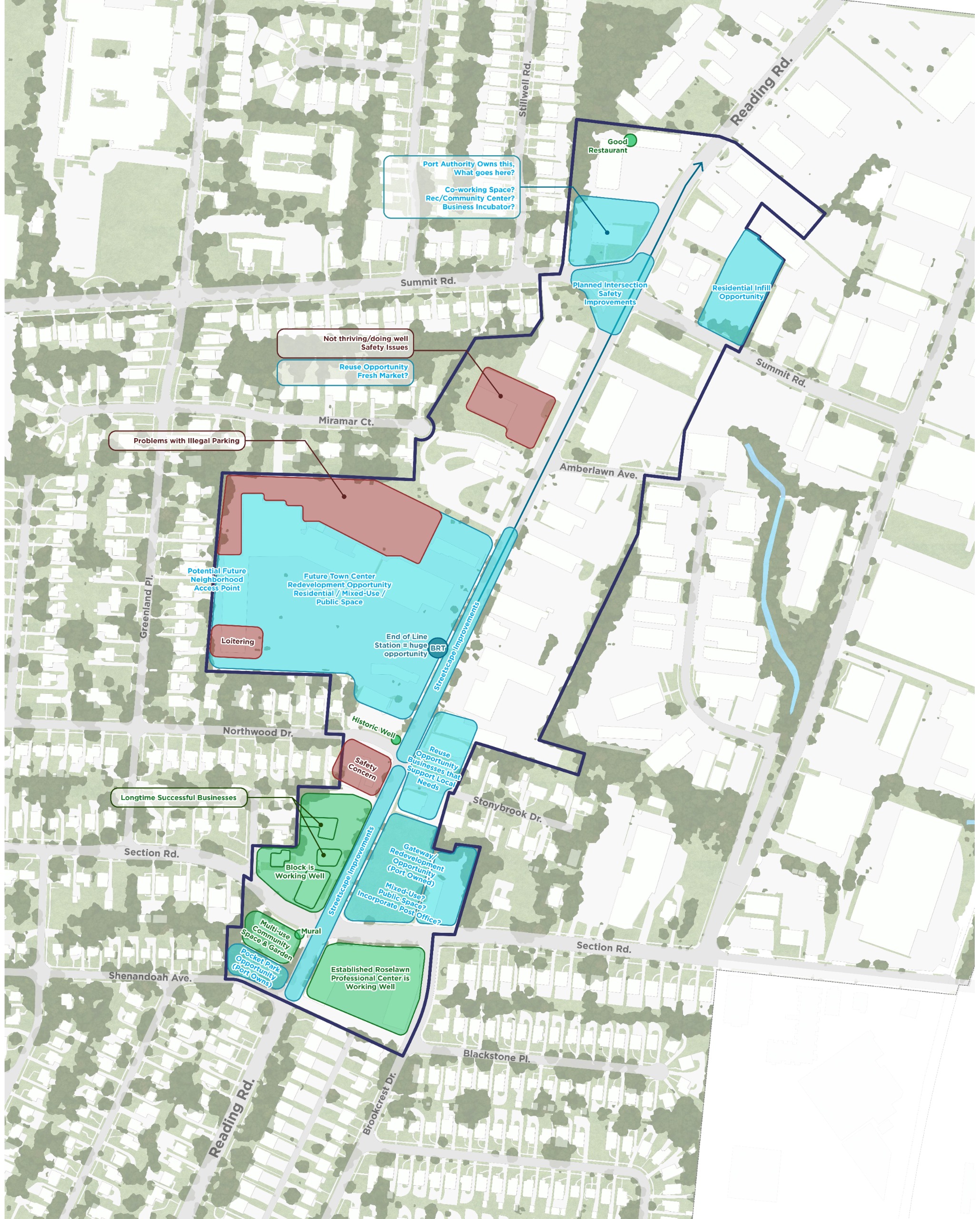 Summary Map of Observations